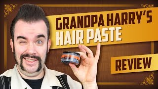 Super für dünne Haare  Murray’s Grandpa Harry’s Hair Paste Review  english subtitles [upl. by Sivia]