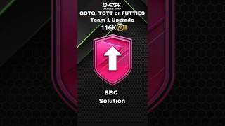 GOTG TOTT or FUTTIES Team 1 Upgrade SBC  EA Sports FC 24 [upl. by Sasha496]