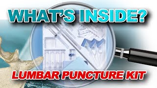 Whats Inside Lumbar Puncture LP Kit [upl. by Assital966]