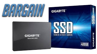 Gigabyte 480GB SSD Review Under 60 Drive Unboxing  Speed Test [upl. by Nednyl]