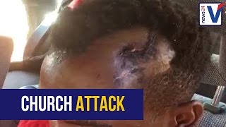 WATCH Tavern customer sustains serious head injuries after church member attack [upl. by Lehcyar]