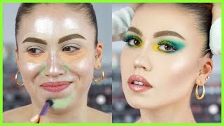 NEFRET ETTİĞİM TEKNİKLERLE MAKYAJ YAPTIM 💄 YAPTIĞIM EN KALIN MAKYAJ [upl. by Rudie]