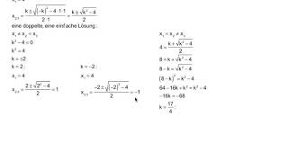 Gleichungen 3 Grades mit Parameter mit Polynomdivision lösen [upl. by Land]