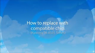 TNGROUP 티엔그룹 How to replace with TASKalfa 306ci series chip [upl. by Eiveneg]