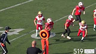 OFFL Football Under 10  Burlington Stampeders vs Cambridge Lions [upl. by Enenaj]