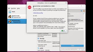 Install virtualbox in ubuntu 2204 and fixing kernel driver not installed EFI secure boot enabled [upl. by Currie]