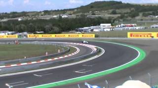 The view from Red Bull grandstand at Hungaroring 2014 Hungarian F1 Grand Prix [upl. by Alemrac]