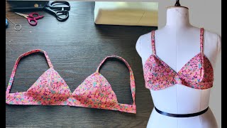 30 Size Bra Cutting and Stitching  Teenage Bra  Small Size [upl. by Pouncey]