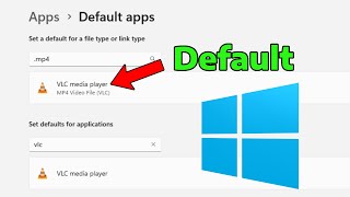 How To Make VLC Media Player Default Application [upl. by Mollee]