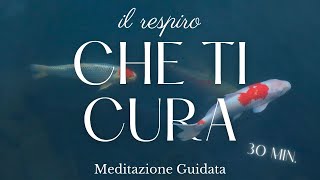 Il Respiro Che Ti Cura  Meditazione Guidata [upl. by Suirtemid356]