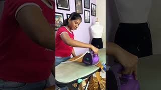 Saree Pre Pleating Tutorial sareeboxfolding saree sareeprepleating silksaree [upl. by Lebiram186]