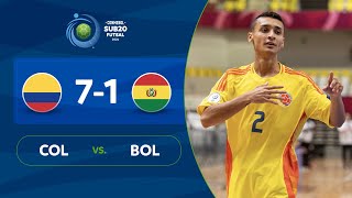 COLOMBIA vs BOLIVIA 71  RESUMEN  CONMEBOL SUB20FS  FASE DE GRUPOS [upl. by Theall]