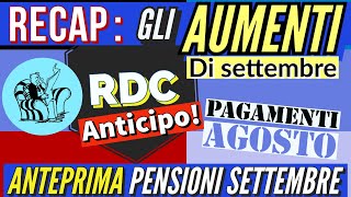 📌 RECAP 👉 PENSIONI SETTEMBRE AUMENTI RIVALUTAZIONE 2024 ANTICIPI AGOSTO RIFORMA PENSIONI [upl. by Grannia391]