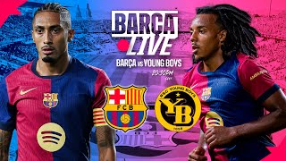 🔴 BARÇA LIVE  FC BARCELONA VS YOUNG BOYS  UEFA CHAMPIONS LEAGUE 2425 ⚽ [upl. by Conlen]