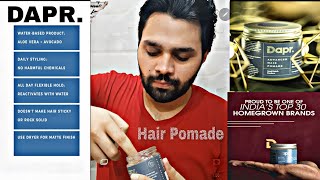 Review 13 Unboxing amp Review of Dapr Advanced Pomade [upl. by Riana]