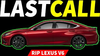 2025 Lexus ES Announced  Last Call for V6 [upl. by Hewitt255]