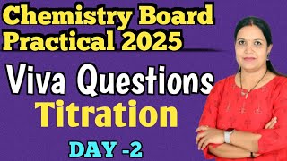 Viva Questions Chemistry Practical Exam 2025 Volumetric analysis KMnO4 and Mohrs Salt Day 2 [upl. by Ragde]