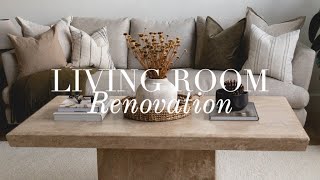 Living Room Full Renovation amp Reveal [upl. by Ion]