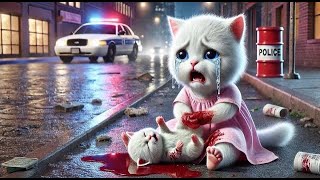 Sad ai cat sotry sad cat kitty story poor [upl. by Welton]