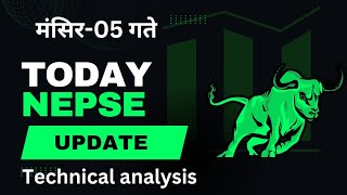 20810805Today NEPSE technical analysis  Today NEPSE Update  Stock Trends Nepal [upl. by Eelinej]