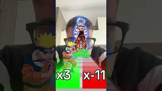 DEVO SCONFIGGERE GOKU ULTRA ISTINTO CON NARUTO😱 [upl. by Olonam]