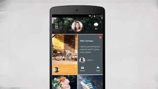 Flow Home  A new kind of Android launcher [upl. by Ellehcam]