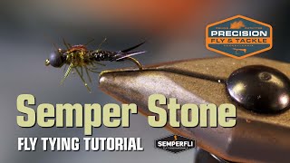 Semper Stone  Stonefly Nymph Pattern Fly Tying Tutorial using Semperfli Materials [upl. by Kaylil]