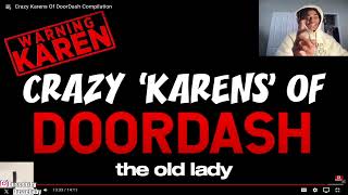 Karen Doordash Freakout Complition Reaction part 1 freakout foryou karen [upl. by Opportina]