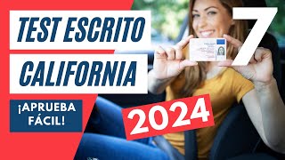 Examen Teórico Licencia Manejar California 2024 [upl. by Jehanna]