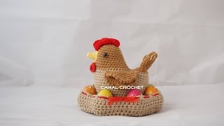 Gallina amigurumi tutorial [upl. by Starks618]