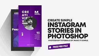 Photoshop Tutorial Instagram stories  4 [upl. by Nolahc724]