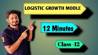 Logistic Growth model  ORGANISM AND POPULATION [upl. by Nareht]