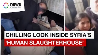 Syria’s rebels enter horrific prison as Assad flees Damascus [upl. by Frodina86]