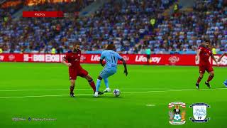 Coventry City vs Preston North End  EFL Championship 202324  Highlights PES 21 [upl. by Sadella]