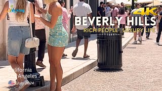 Beverly Hills🇺🇸 Rodeo Drive LUXURY Life💎4K California [upl. by Matthia]