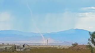 Landspout Mini Tornado  Golden Valley AZ 08312024 [upl. by Intruok]