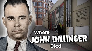 The Exact Spot Where John Dillinger Died  REAL Crime Scene Locations in Chicago 4K [upl. by Nisay]