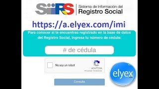 Inscripción en el Registro Social MIES [upl. by Mayworm540]