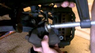 How to Change Your Front Brake Pads 3 of 4 [upl. by Winifred]