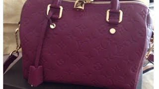 Louis Vuitton Empreinte Speedy B 25 in Aurore [upl. by Maureene953]