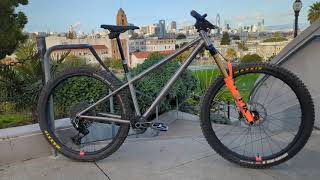 Custom Hardtail MTB Build  SRAM TType Transmission AXS [upl. by Senalda]