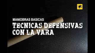 Técnicas defensivas con vara [upl. by Teodoro]