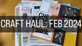 CRAFT HAUL Feb 2024 [upl. by Weissmann744]