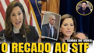 5 DEPUTADA DOS EUA MANDA RECADO PARA MORAES NOVO INDICIAMENTO DE BOLSONARO [upl. by Ainehta]