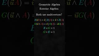 Are Geometric and Exterior Algebra Isomorphic [upl. by Lessig180]