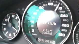 CLS 63 AMG acceleration 0  200 kmh and braking [upl. by Iphagenia492]