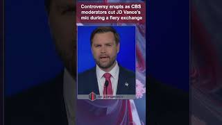 CBS Moderators Attack JD Vance Cutting Mics and Changing the Narrative [upl. by Nahoj683]