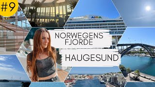 AIDAPerla Vlog 9  Norwegens Fjorde Stadtrundgang in Haugesund  Denise Darleen [upl. by Koah]