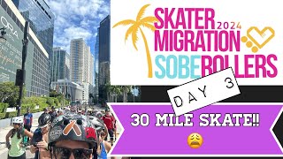 Skater Migration 2024  30mile Skate  Day 3 Saturday inlineskate [upl. by Cristobal]