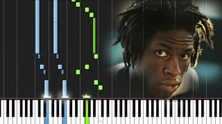 Daniel Caesar Streetcar reggiewatkins piano synthesia tutorial [upl. by Salamanca]